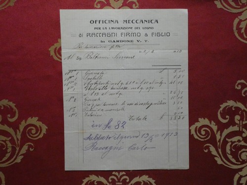 Fattura officina meccanica - officina,