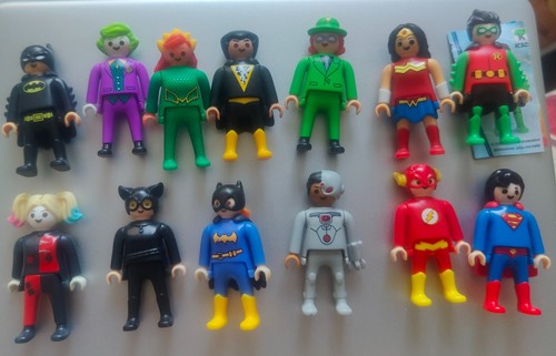 Lotto personaggi kinder - kinder, dc