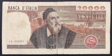 20000 LIRE TIZIANO 21/02/1975