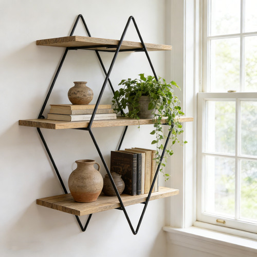 Scaffale sospeso mensola - , da