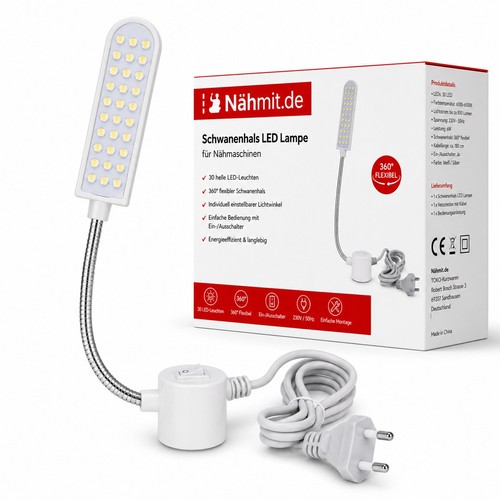 Lampada magnetica led collo - lampada,