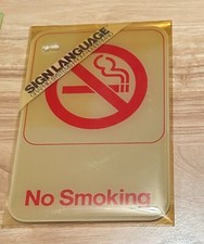 NOS RUBBERMAID Insegna No