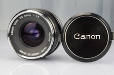 Canon FD 28mm f:3,5 Grandangolo N°61041 + Astuccio Made in Japan 1980s