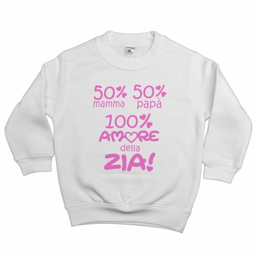 Felpa bambina mamma 50 - bambina,