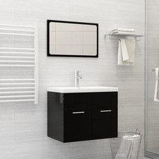 Set Mobili da Bagno Nero