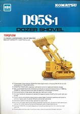 Depliant Komatsu D95S-1 Pala cingolata da 29 tons e 240 HP  Shovel Dozer Ripper