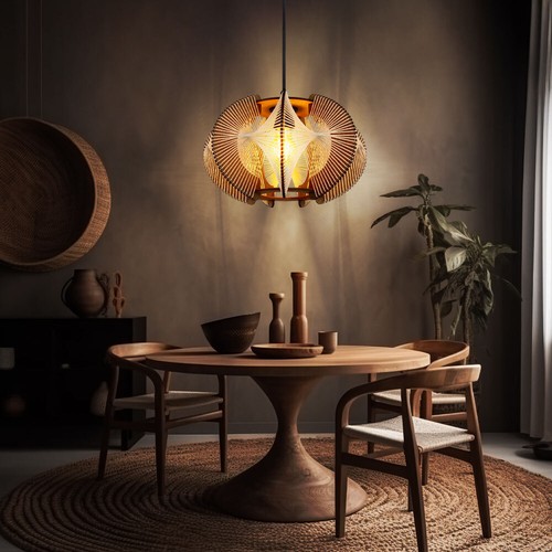 Lampada sospensione wood - a,