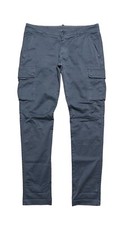 MASON'S Pantalone Cargo Uomo (35x35) Forte Dei Marmi Grigio Elasticizzato Artigianale Lavoro