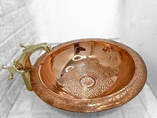 Lavello vaso marocchino in rame fatto a mano martellato, lavandino in rame vintage,