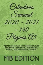 Calendario Semanal 2020 - 2021