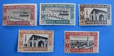 LIBYA 1927 SC#B5-B9 MINT LH -