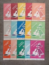 LOTTO 15x SPARTITI PER CHITARRA BERBEN Sudamericana e spagnola Abloniz vintage