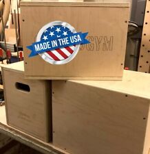 Plyo Box 16x14x12 LOGO PERSONALIZZATO Step box MMA Squat, Jump box Crossfit Pliometrico  