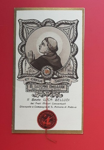 Santino reliquia luca belludi - santino,