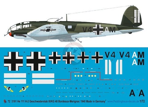 Peddinghaus heinkel he - 1/72,