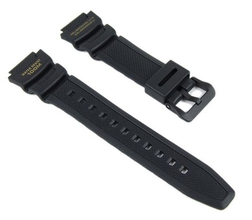 Cinturino casio resina nero - resina,
