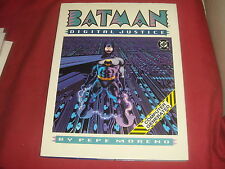 BATMAN : DIGITAL JUSTICE Pepe Moreno 1990 Hardcover GN Graphic Novel DC Comics