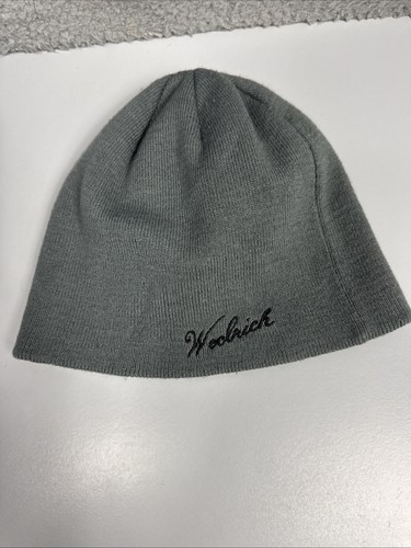 Woolrich beanie grigio scuro - grigio,