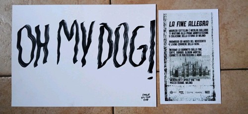 Maurizio cattelan dog - oh,