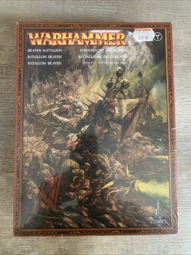 Warhammer skaven battalion - skaven, box