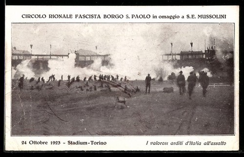 Cartolina torino circolo - cartolina, torino,