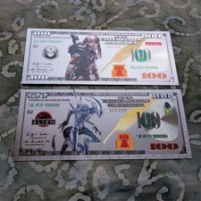 Banconote Alien vs Predator