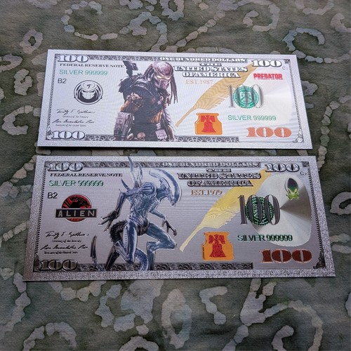 Banconote alien predator - banconote,