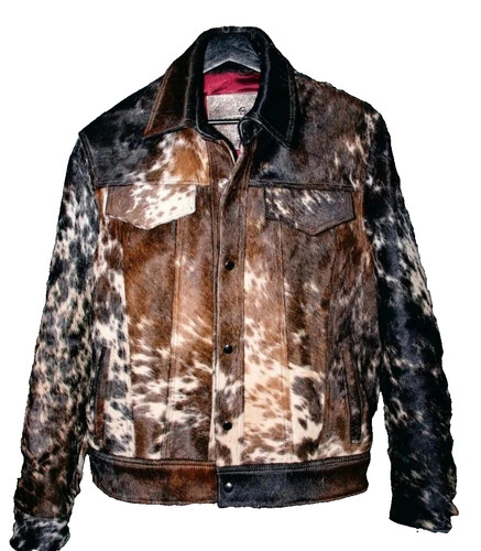 Cappotto uomo pelle mucca - pelle,