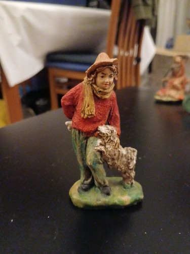 Personaggio presepe vintage - vintage,