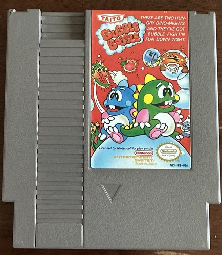 Cartuccia gioco bubble bobble - cartuccia,