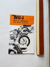 BSA catalogo produzione moto 1968 depliant originale ITALIANO