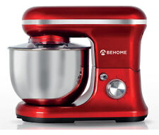 Impastatrice Planetaria Professionale 5L Rosso, 6 Velocità, 2 fruste e 1 gancio