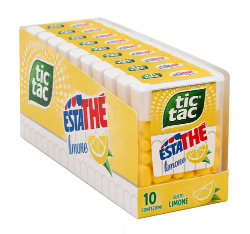 10x tic tac estathè - tic, limone