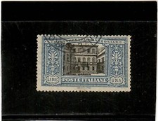 REGNO 1923 - MANZONI - IL RARISSIMO LIRE 1 - USATO - SPEDIZIONE GRATUITA