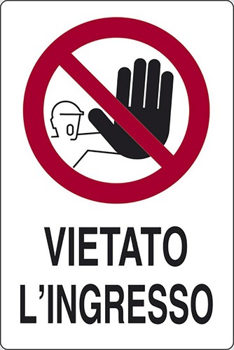 Start cartello vietato - start,