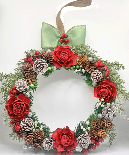 Ghirlanda fiori corona 233 - fiori,