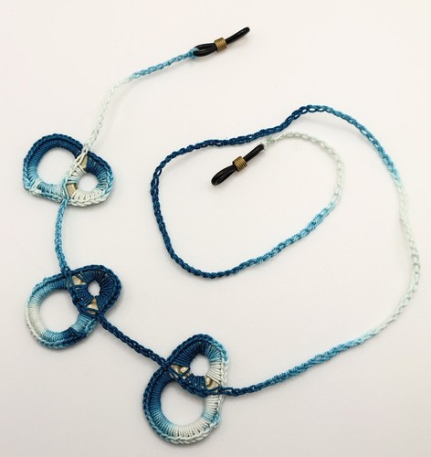 Collana occhiali laccetto - x,