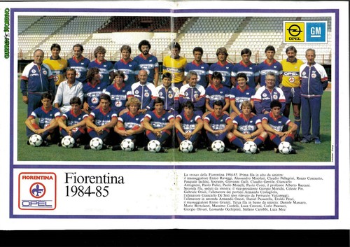 Poster fiorentina 1984 - poster, 1984-85