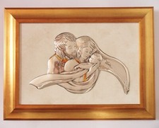 ICONA SACRA FAMIGLIA ARGENTO