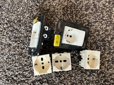 4 Prese bipasso 16A compatibili con la serie Vimar Plan