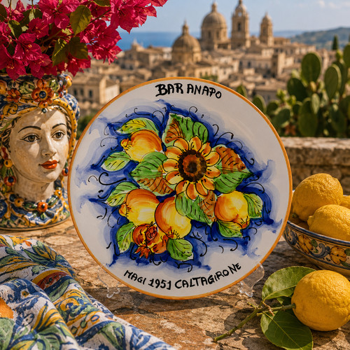 Piatto ceramica di - in,