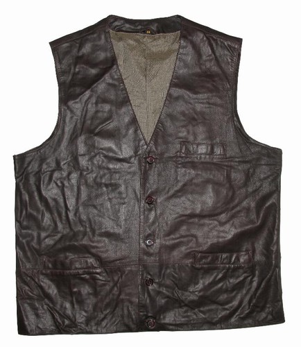 Trapper gilet uomo pelle - trapper, in