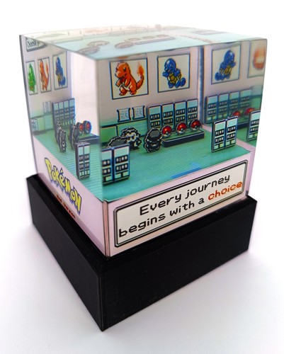 Diorama pokemon professor oaks - diorama,