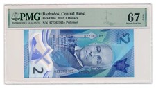 Banconota BARBADOS 2 Dollari