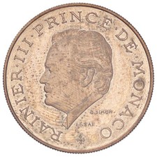 r74_37) MONACO Ranieri III (1949-2005) 10 Franchi 1974 - ESSAI Kr. E63