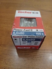 Viti Da Legno Fischer Tasselli Power-Fast II 6,0x80 TX30