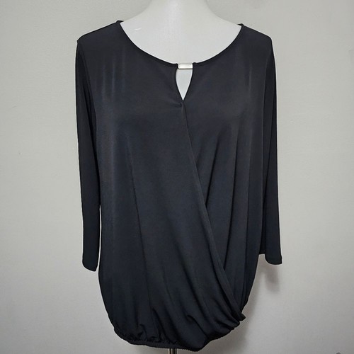 Camicia nera surplice - ny&co,