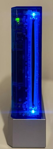 Console wii crystal blue - console,