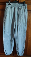Pantaloni lunghi lucidi unisex in cotone - Taglia M EUR - Colore Grigio fluo