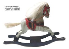 CAVALLO A DONDOLO DECORATIVO